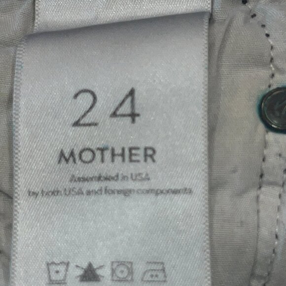 MOTHER SUPERIOR THE TOM CAT CHEW BLACK JEANS in OF CATS and KINGS WASH W24 L24 - Picture 13 of 15